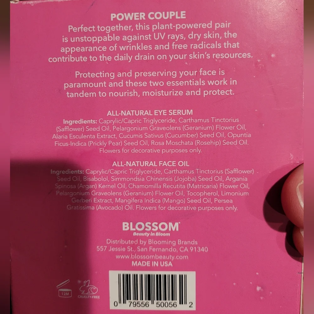 Blossom Eye Serum and Face Oil Set